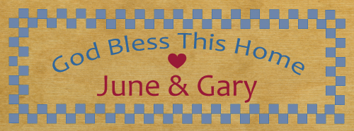 (image for) Small Personalized God Bless
